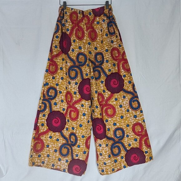 Palazzo pants colourful medium EUC - Picture 2 of 7